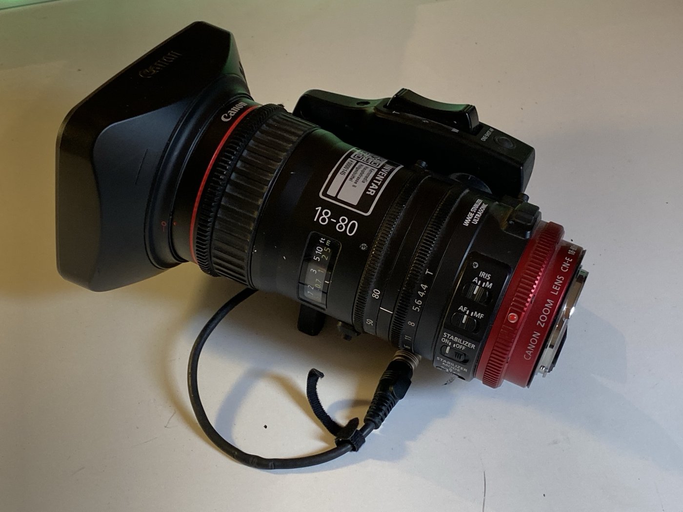 Canon CN-E 18-80mm T4.4 L IS KAS S